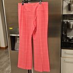 Trina Turk 💕💕 Carillo Pant ~ Windowpane Tropical Suiting Candy Pink 14 NWT Photo 9