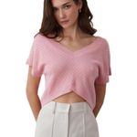 Crescent Med Pink Sweater Photo 3