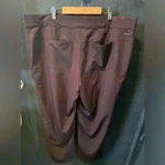 Mondetta Women’s  Fleece Lined Tailored Plum Pants Size 16 Photo 2