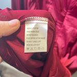 JJ's House JJ’s House NEW Pleated V-Neck Long Sleeve Sheath/Column Satin Midi Dress Size S Photo 5