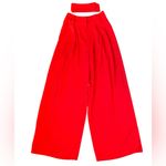 Flying Tomato Women’s Red Belted Wide Leg Pants Size S Photo 1