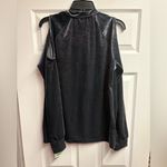 Material Girl NWT  Cold Shoulder Velour Top Size Large Photo 4