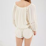 Urban Outfitters NWOT  UO Boho Chic Junie Long Sleeve Romper - Medium Photo 3