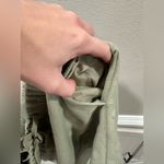 Blu Pepper Sage Green Textured Athletic Shorts Photo 4