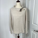 J.Crew  Cream Cowl Neck Sweater‎ with Relaxed Fit Photo 8