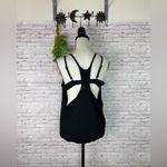 Athleta  Black Blousy Seascape Swim Tank Tankini Photo 4