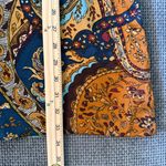 Guess by Marciano  100% Silk Dress S Paisley Drop-Waist Blouson Mini Boho Y2K Photo 12