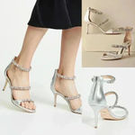 Anthropologie  BHLDN Badgley Mischka Yasmine Ankle Strap Sandals Size 7 NWOT $245 Photo 14