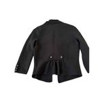 White House | Black Market WHBM Black Shawl Collar Buttoned Cuffs OpenFront Cardigan Jacket XS Photo 3