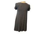 Old Navy Olive & black striped ribbed  dress size XS Photo 2