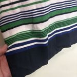 Ralph Lauren Straight Pencil Skirt Women's Navy Green White Pull On Stretch L Blue Size L Photo 2