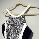 Athleta NEW NWT  Navy Blue White Zimbabwe One Piece Bathing Suit Photo 3