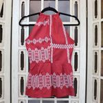 Joie  Konomi Embroidered Boho Halter Top Photo 2