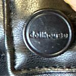 Dollhouse black faux leather cropped wide leg pants women’s size 5/6 Photo 4