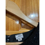 Scala Plus Size 1X Black Beaded Cocktail Sequin Fringe Party Dress Flapper Style Photo 3