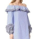 Alexis Miquela Blue Gingham Plaid Mini Dress Sz.XS Photo 0