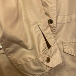 Dress Barn Woman Beige Nylon Zip Snap Hooded Jacket 18/20 Size undefined Photo 4
