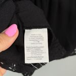 J. Crew Point Sur Romantic Crochet Lace Blouse Black Size 6 Cottagecore Boho Photo 7