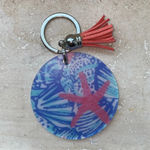 Starfish keychain / bag charm Pink Photo 3