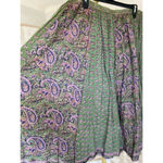 Great Northwest Clothing Company Great Northwest Indigo Maxi Skirt Boho Tiered Vintage Paisley India Summer Event Photo 2