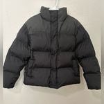 Fabletics  Black Reflective Puffer Jacket Women’s Coat Size Small Photo 1