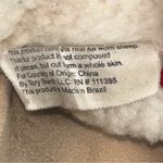 Tory Burch  Women’s Size 8 Ivory Cream Sheldon Shearling Two Band Slides Clogs Photo 8