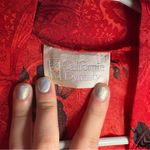 Vintage Paisley Floral Robe Red Size M Photo 5