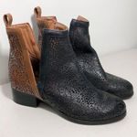 Jeffrey Campbell  Oriley Cut Out Two Tone Ankle Boot Photo 0