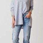 Free People  • Lakehouse Shirt Striped Size XS Tunic Button‎ Front Photo 3