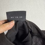 Akris Womens Dark Chocolate Brown Dress Pants Size 6 Tailored Flare Wool Work Photo 2