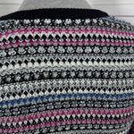 Vintage Moda International Striped Scoop Neck Sweater Dress Multicolor Medium Gray Photo 7