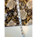 Natural Life  Maxi Skirt Floral Print Brown Beige Yellow L XL Smocked Waist Boho Photo 6