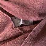 Mossimo Supply Co  Womens Red Burnout Tunic Top Cotton Blend Blouse Photo 3