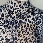 Vertigo Paris Cheetah Print Studded Embellished Long Sleeve Mock Neck Top Small Photo 6