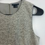 Theory NWT  Rained K Felt Knit Wool Blend Grey Sleeveless Mini Sheath Dress Sz 6 Photo 6