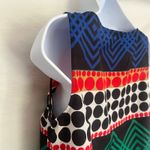 Trina Turk  Sleeveless Geometric Womens Top Sz 0 Y2K Mod Retro Preppy Polka Dots Photo 11