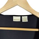 VINTAGE Merona Women’s Scoop Neck Velvet Top Whimsigoth Black Size M Size M Photo 3