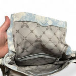 Aimee Kestenberg  Cream and Blue Leather Crossbody Bag Photo 2