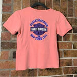 Harley Davidson 2005 pink butterfly design baby tee Photo 3