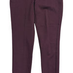 One 5 One  Deep Wine Burgundy Skinny Pants Womens 8 Career Wear Casual Stretchy Photo 0