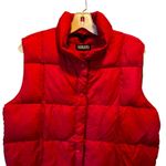 Land's End‎ Red Puffer Vest Size M Photo 2