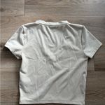 Beyond Yoga  Cropped Ribbed V Neck Short Sleeve Shirt Photo 1