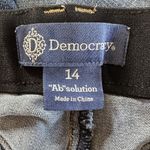 Democracy  Womens 14 Ab Solution Distressed Blue Denim Ankle Skinny Jeans Stretch Photo 4