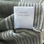 Chicwish Lie in Olive Fields Striped Oversize Knit Cape Sweater - Large ? Photo 5