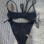 SKIMS  Charcoal Bikini Set Photo 0