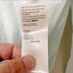 Free People NWT  Caroline Smocked Mock Neck Iced Aqua Turtleneck Photo 5