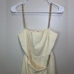 Amanda Uprichard Amanda‎ Uprichard white ivory mini dress with gold chains Photo 4