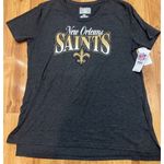 NFL Team Apparel NFL New Orleans Saints Women's Roundabout Short Sleeve Fashion T-Shirt, Large Photo 4