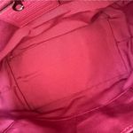 Coach  Leather Crossgrain Mini Street Tote in Silver Sunset Red (Pink) Photo 10