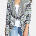 Billabong Women’s Show Me Waves Tribal Cardigan Waterfall Knit Cotton Blend - Large Photo 9
